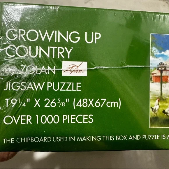 John Deere Growing Up Country 1000 Piece Jigsaw Puzzle 19 x 26 New Sealed - Picture 6 of 10